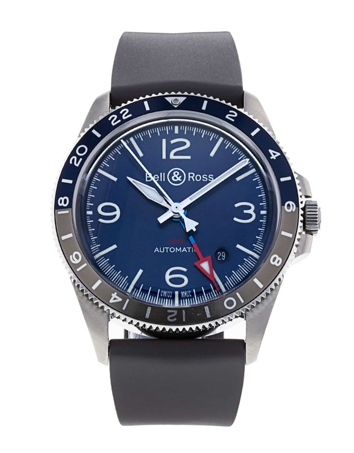 Bell and Ross BR V2-93 BRV293-BLU-ST/SF